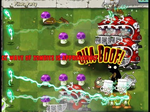 PLANTS VS ZOMBIES 2 PINATA PARTY LIGHTNING REED PUFF-SHROOM POTATO MINE CHERRY BOMB 9-26-2021