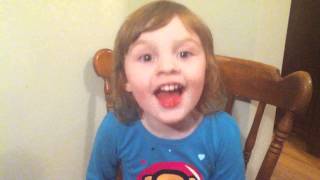 Mallory Sings &quot;Tomorrow&quot;.mov