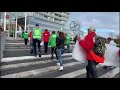 Protestmars  getrommel en getoeter voor beter klimaat