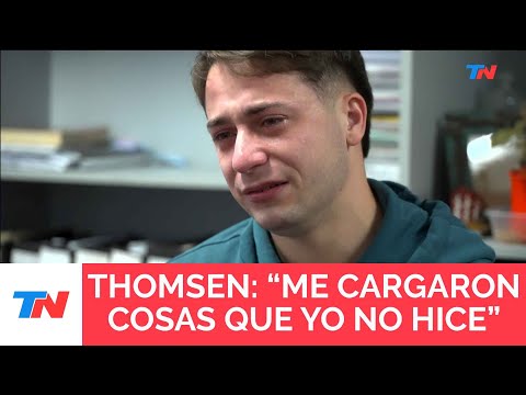 Máximo Thomsen rompió el silencio desde la cárcel: "Me cargaron cosas que yo no hice".