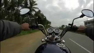 preview picture of video 'Ride from Bidadi to Kengeri on Royal Enfield Thunderbird 350 (GoPro Timelapse)'