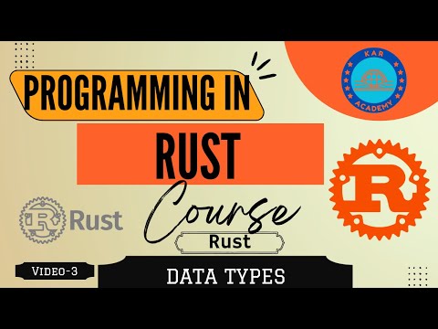 Rust Programming Chapter 3 Data Types