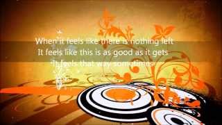 Sometimes - Matt Brouwer (Lyrics)