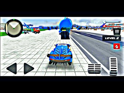 Police Robot Car Transporter - Android Gameplay