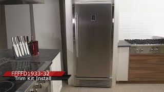 Forno Rizzuto 28-Inch Upright Convertible Refrigerator, 32-Inch Wide, Right Swing, Decorative Grill, ENERGY STAR Certified Stainless Steel FFFFD193332RS Picture