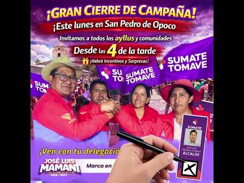 Cierre de Campaña Opoco - Potosi, Tomave