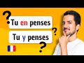 ⚠️ EN / Y et les verbes français avec les prépositions À et DE