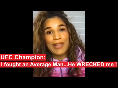 Female UFC Champion STARTS FIGHT with an Average Man and He Absolutely WRECKS Her !
