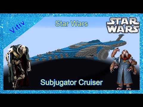Star Wars Subjugator-Class Heavy Cruiser 'Malevolence' in Minecraft - Tutorial