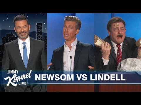 Gavin Newsom Debates MyPillow Mike, Trump's Insurrection Depression & Bye-Bye George Santos?
