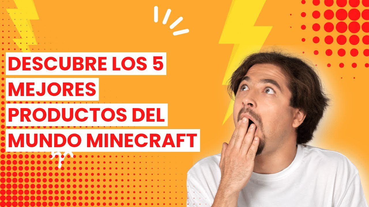【JUEGO MINECRAFT】Descubre los 5 mejores productos del mundo Minecraft