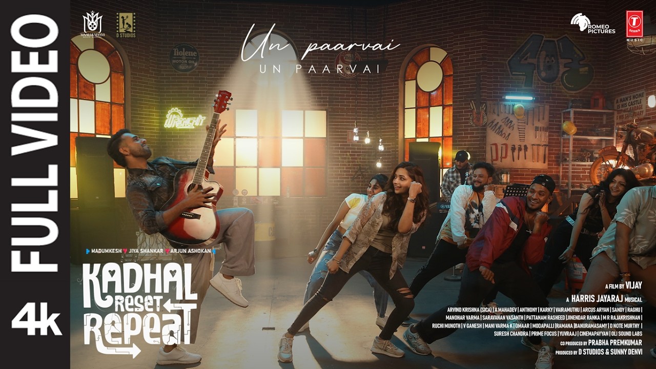 Full Video: Un Paarvai | Kadhal Reset Repeat | Harris Jayaraj | Vijay | Madumkesh | Jiya Shankar