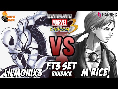 UMVC3 Parsec FT3 Set Runback - lilmonix3 VS M Rice