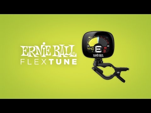 Ernie Ball FlexTune Clip-On Tuner. Clip On. Tune Up. Rock Out.