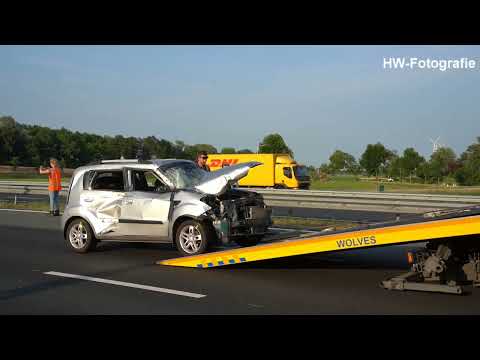 A28 tussen Lichtmis en Zwolle afgesloten na ongeval