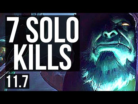 YORICK vs FIORA (TOP) | 14/0/2, Legendary, 7 solo kills, 800K mastery | NA Diamond | v11.7