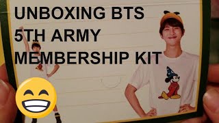 Download lagu Unboxing BTS  5th Army Membership Fan club kit mp3