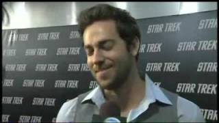Zachary Levi  la premire de Star Trek