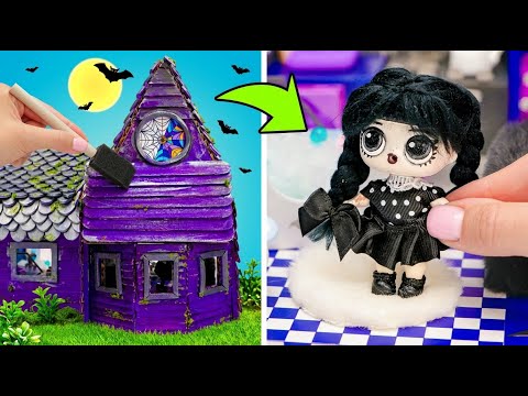 From spooky to chic 🖤✨ Wednesday makeover DIY