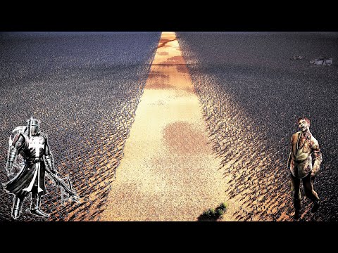 100.000 HEAVY KNIGHTS vs 1 MILLION ZOMBIES HORDE - Ultimate Epic Battle Simulator 2