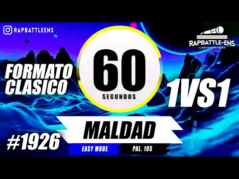 🎤 Formato FMS 1VS1 🔥 Base de Rap Para Improvisar Con Palabras | ENTRENAMIENTO FMS #1926