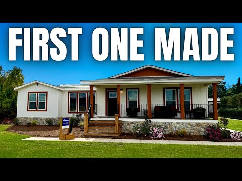 QUAD WIDE mobile home that is like NOTHING we've SEEN! Prefab House Tour