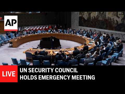Video Thumbnail: LIVE: UN Security Council holds emergency meeting after US and Israel attack Iran