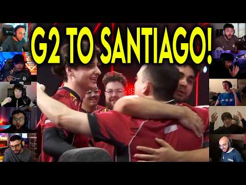 Valorant Streamers Reacts To G2 Qualifying To Masters Santiago After Destroying MIBR In VCT