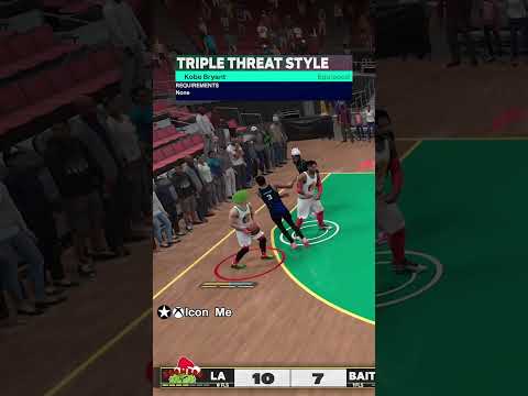 NBA 2K25 Easy Ways to Score: Kobe Bryant Triple Threat Style