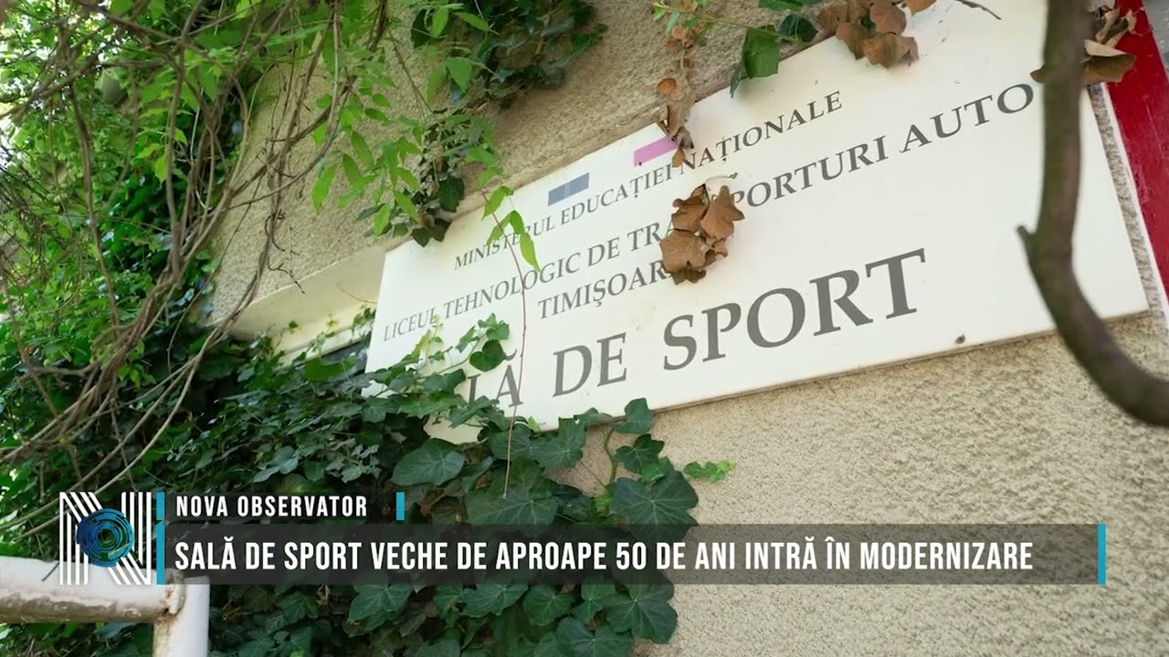 Sală de sport veche de aproape 50 de ani intră în modernizare