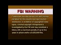 FBI Warning Screen Trimark Pictures DVD 2000