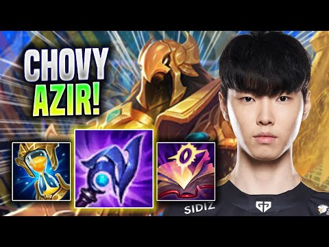 CHOVY IS A MONSTER WITH AZIR! - GEN Chovy Plays Azir MID vs Irelia! | Season 2022