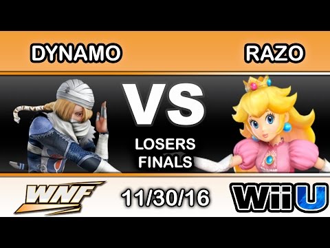 WNF 4.5 - Dynamo (Sheik) Vs. THB | Razo (Peach) Losers Finals - Smash Wii U