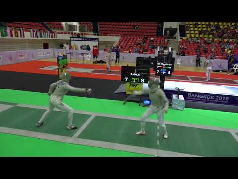 Asian Championships 2018 Bangkok Day01 - 17 June 2018 : Women’s Sabre Ind_ 8 Round IRI vs KOR