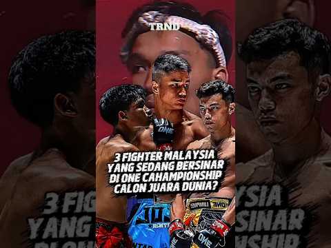 3 Fighter muda asal malaysia yang bersinar di one championship🥶