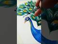 Peacock Drawing Art Painting Shorts Peacock Easypainting Artideas Watercolor