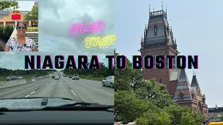 ROAD TRIP NIAGARA FALL TO BOSTON.