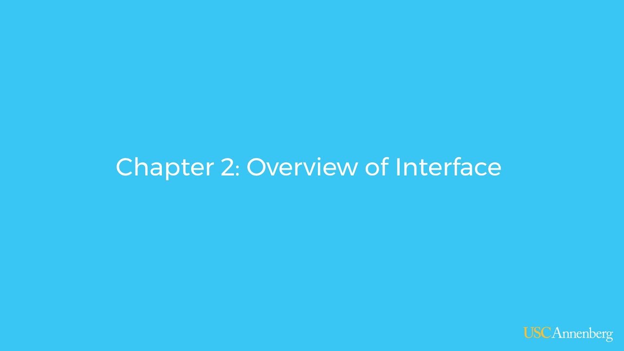 Module 2, Chapter 2: Overview of Interface