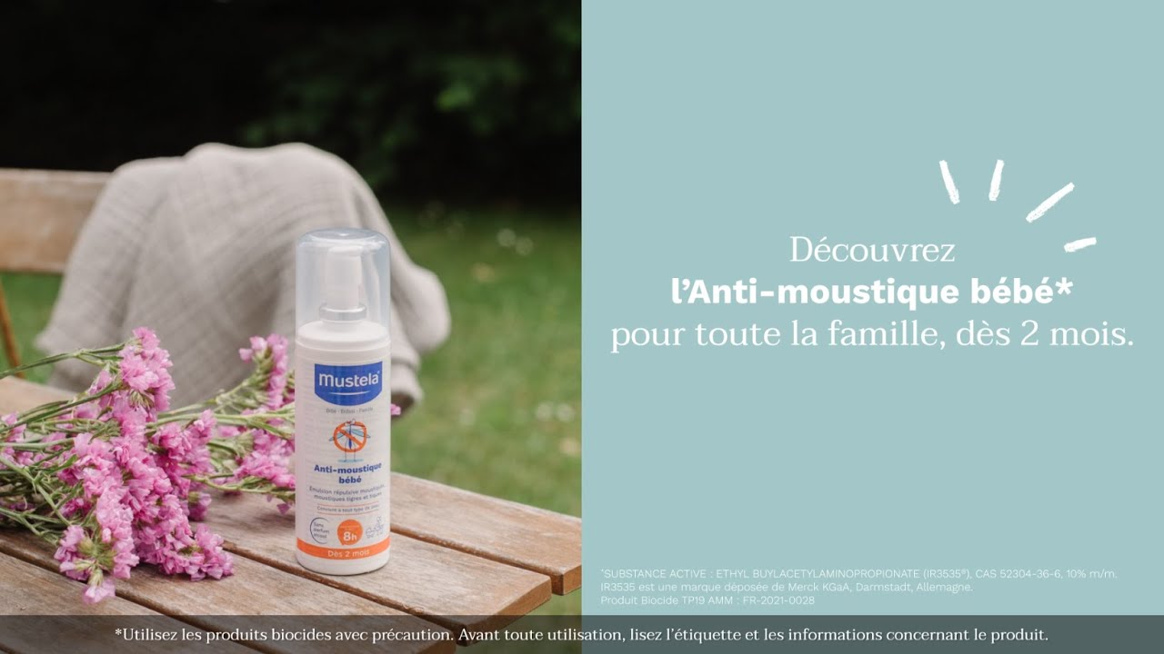 Spray anti-moustique bébé 🦟 | Mustela