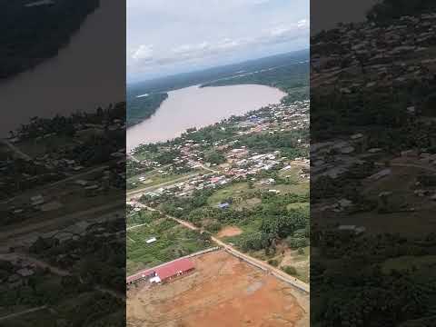 Llegando a la ciudad de San Lorenzo - Datem del Marañón - Loreto-Perú. Vista desde arriba 😎