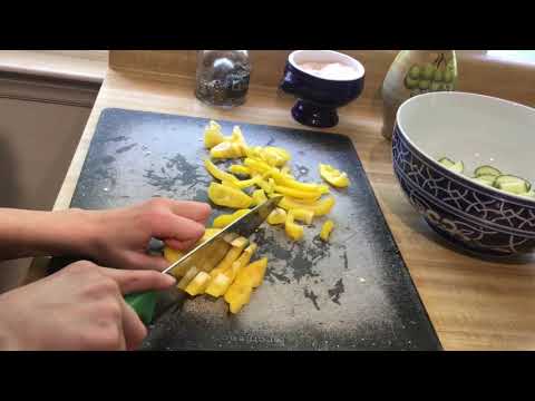 Burek and salad, Bosnian recipe