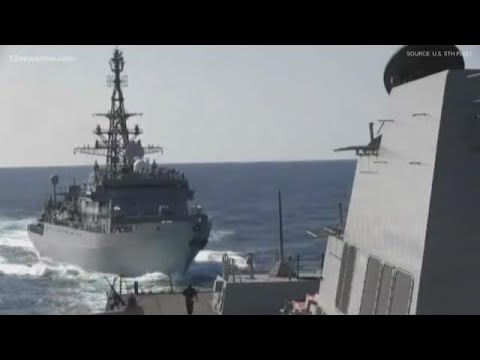USS Farragut faces aggressive moves by Russia ship in Mideast