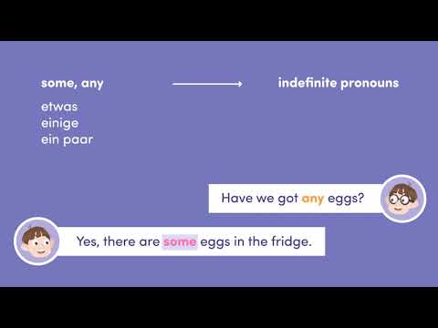 Using some and any – Unbestimmte Mengenangaben einfach erklärt | sofatutor