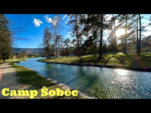 Camping Šobec: A Hidden Gem Near Lake  Bled, Slovenia 4K drone footage