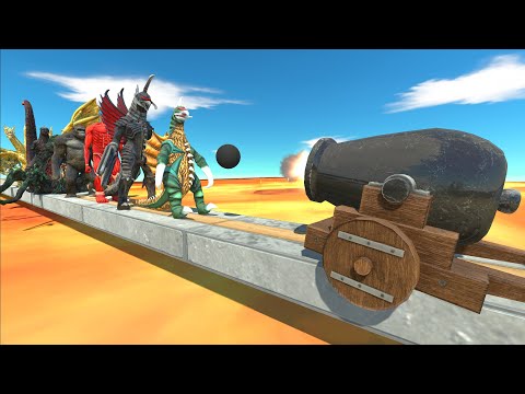 Giant Super Cannon VS All Monster - Animal Revolt Battle Simulator