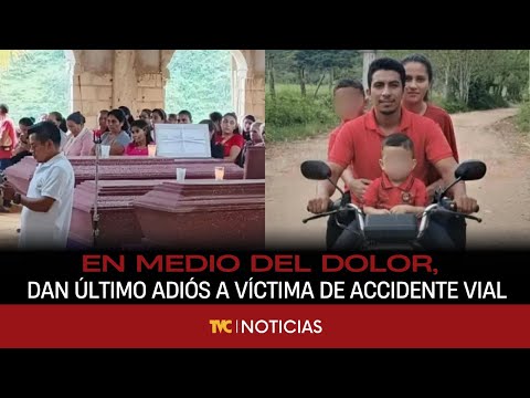 En medio del dolor, dan último adiós a víctima de accidente vial en Copán