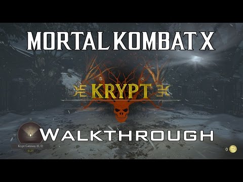 Mortal Kombat X - Krypt: Full Walkthrough - How to get to all Areas!