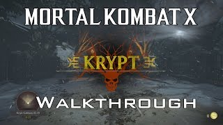 Mortal Kombat X - Krypt: Full Walkthrough - How to get to all Areas!