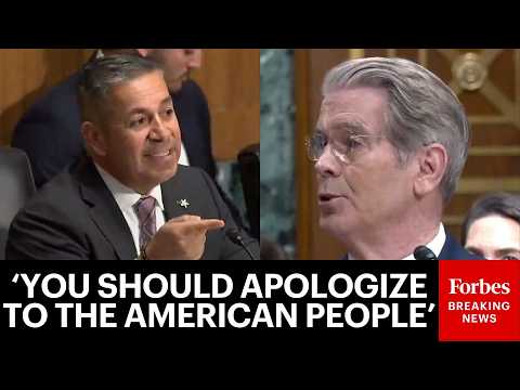 Ben Ray Luj&aacute;n Explodes At Scott Bessent Over Trump's IRS Settlement: 'This Is Lawless'