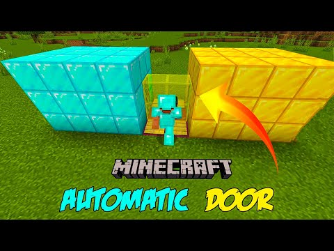 Insane Minecraft Automatic Door Tutorial! 😱